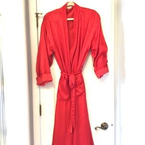 Victoria's Secret Vibrant Red Robe